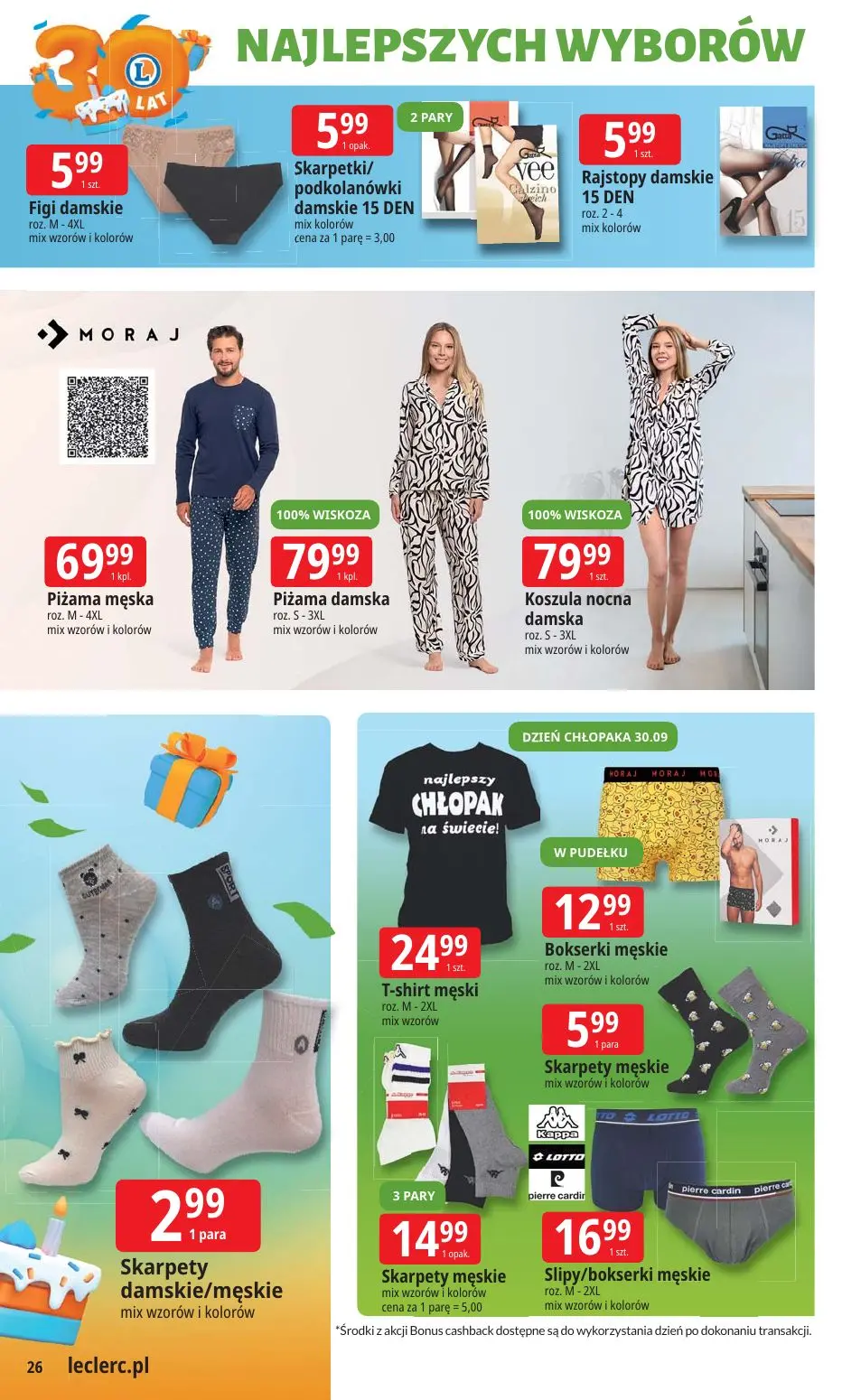gazetka promocyjna E.Leclerc 30 lat najlepszych wyborów - oferta rozszerzona  - Strona 26