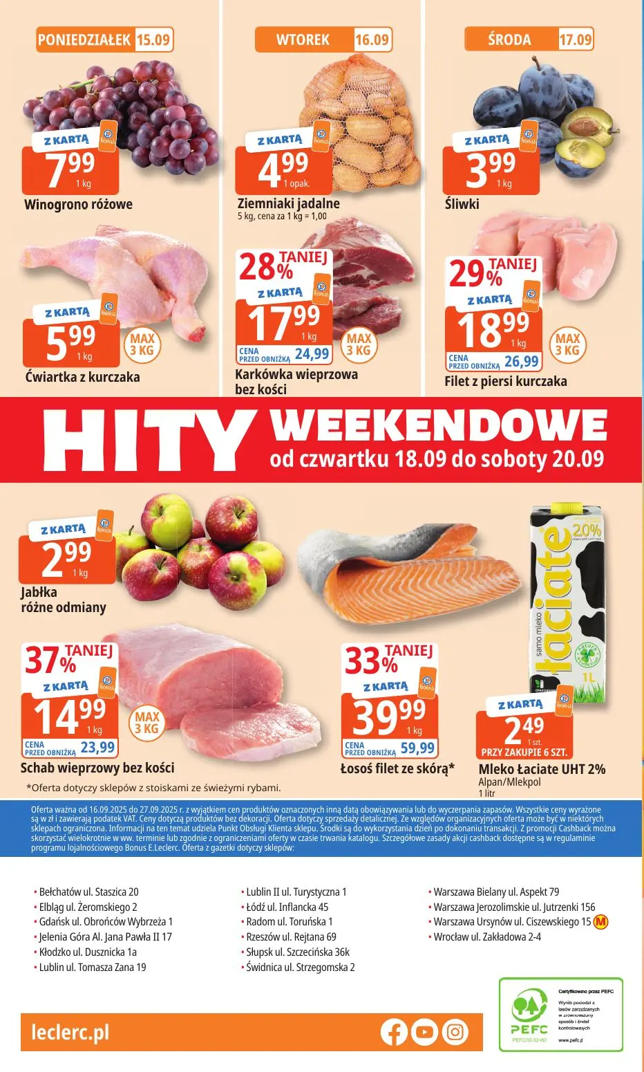 gazetka promocyjna E.Leclerc 30 lat najlepszych wyborów - oferta rozszerzona  - Strona 32