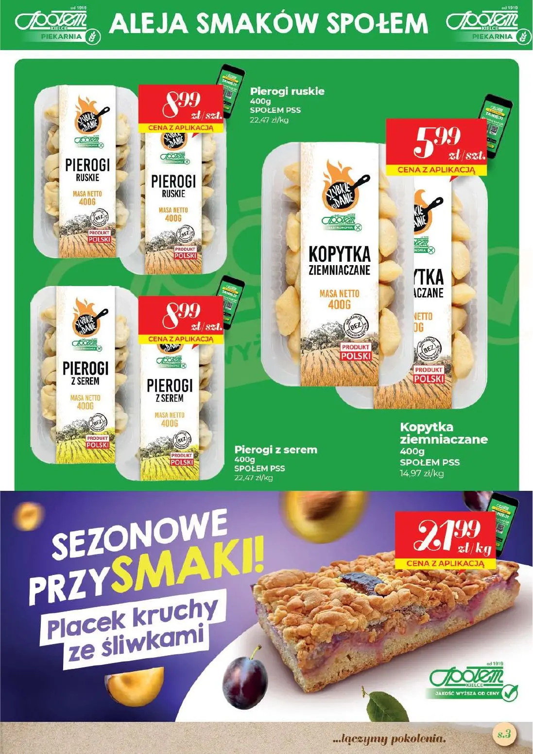 gazetka promocyjna Społem Kielce Jakość wyższa od ceny - Strona 3