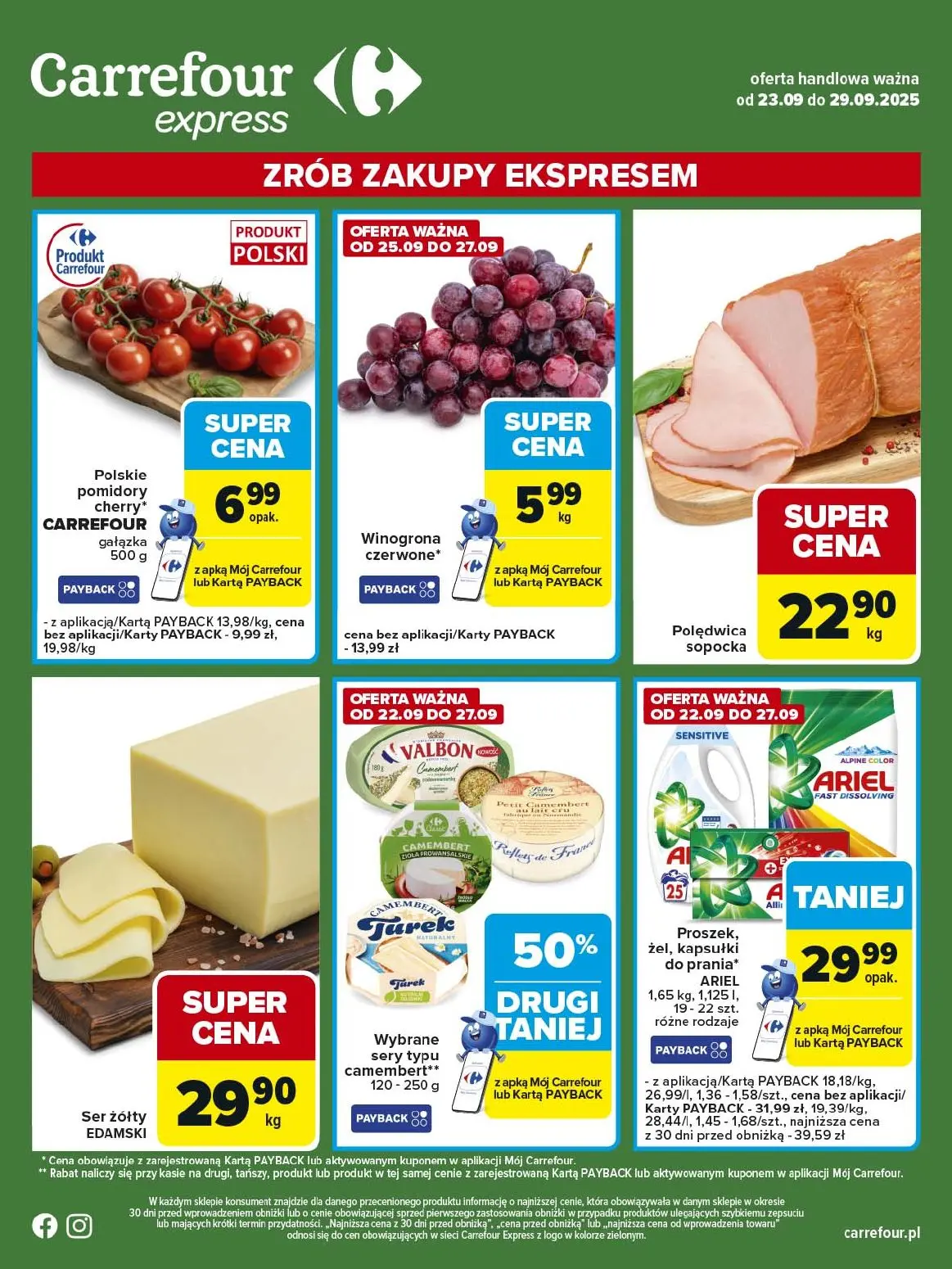 gazetka promocyjna Carrefour Express Zrób zakupy ekspresem - Strona 1