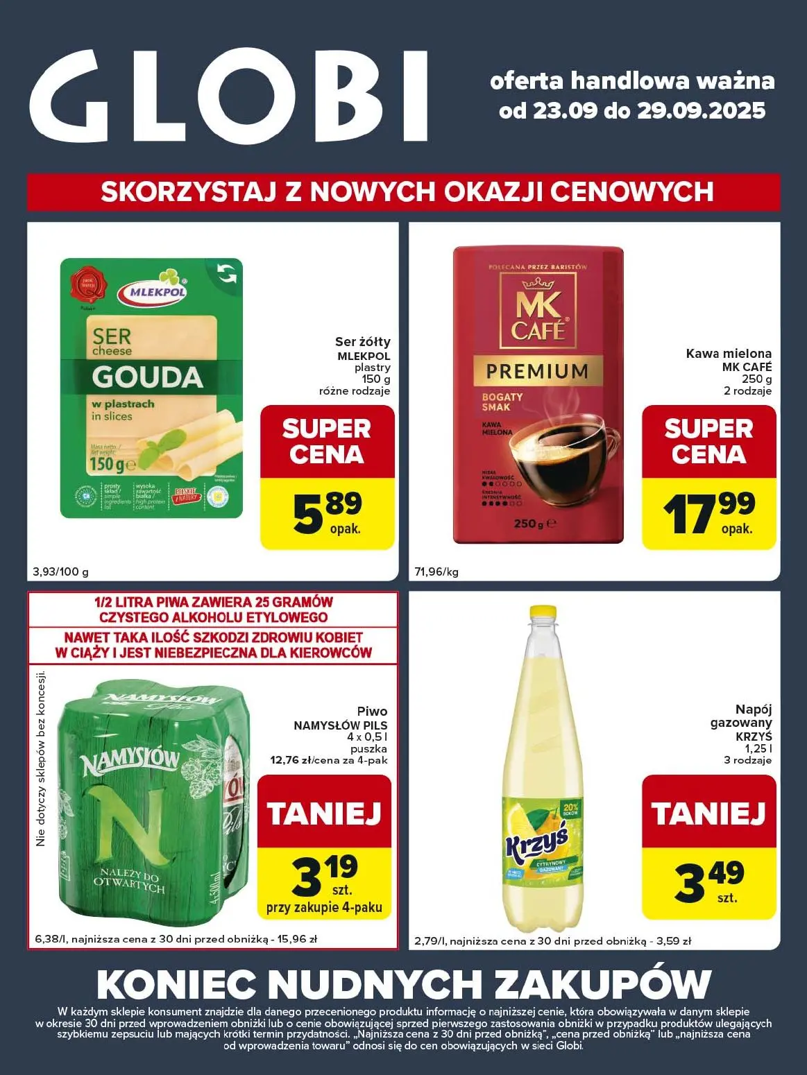 gazetka promocyjna Globi Koniec nudnych zakupów - Strona 1