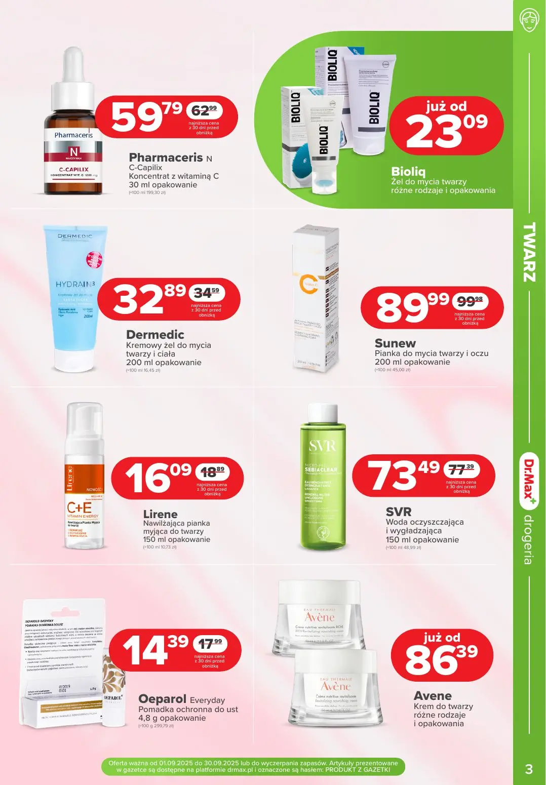 gazetka promocyjna Dr.Max Drogeria MAXymalne PROMOCJE urodzinowe! - Strona 3