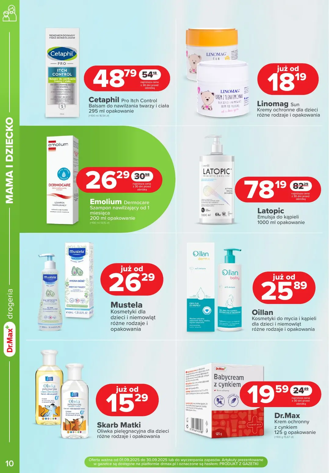 gazetka promocyjna Dr.Max Drogeria MAXymalne PROMOCJE urodzinowe! - Strona 10