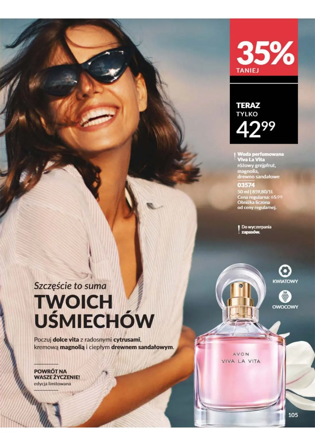 gazetka promocyjna AVON Odważ się to poczuć - Strona 105