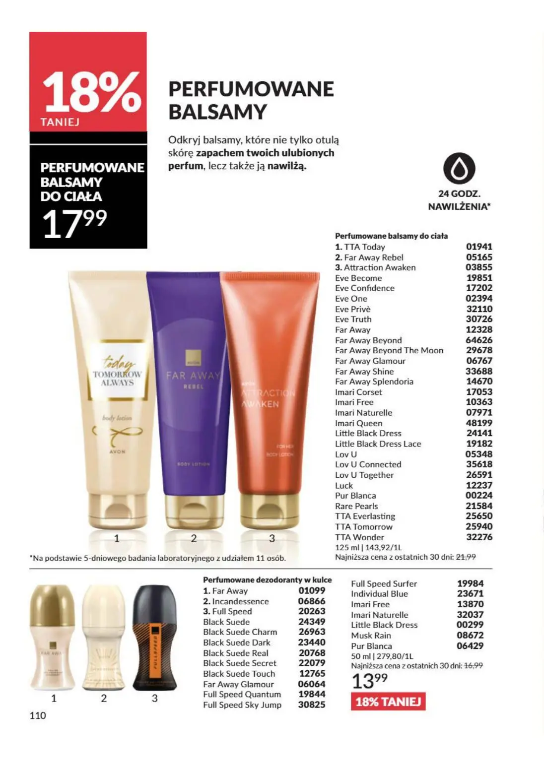 gazetka promocyjna AVON Odważ się to poczuć - Strona 110
