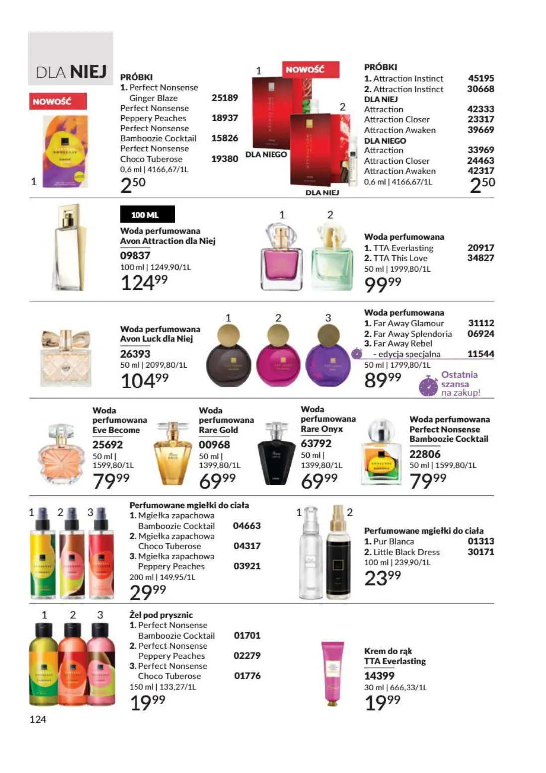 gazetka promocyjna AVON Odważ się to poczuć - Strona 124