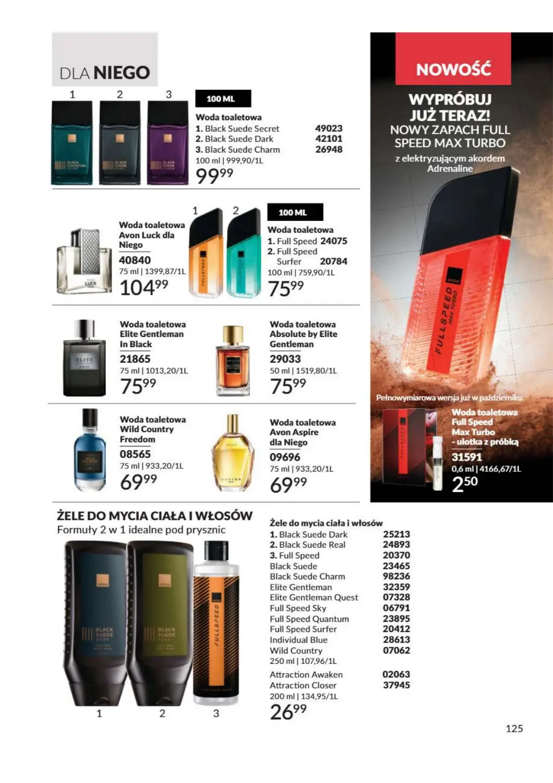 gazetka promocyjna AVON Odważ się to poczuć - Strona 125