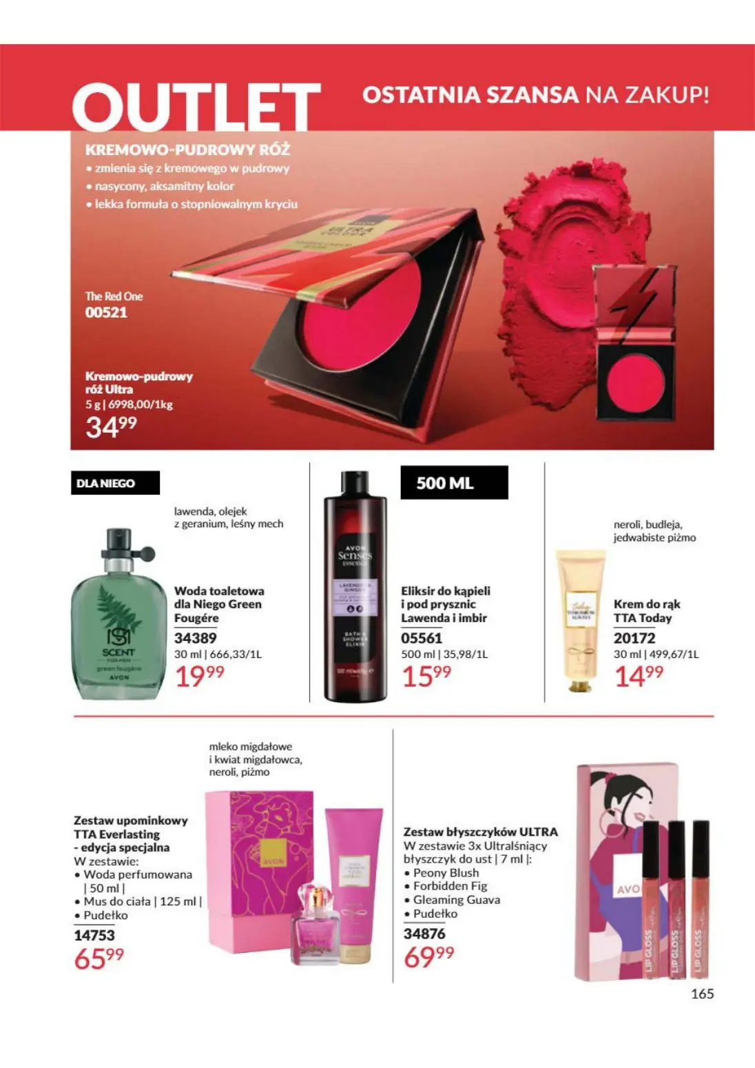 gazetka promocyjna AVON Odważ się to poczuć - Strona 165