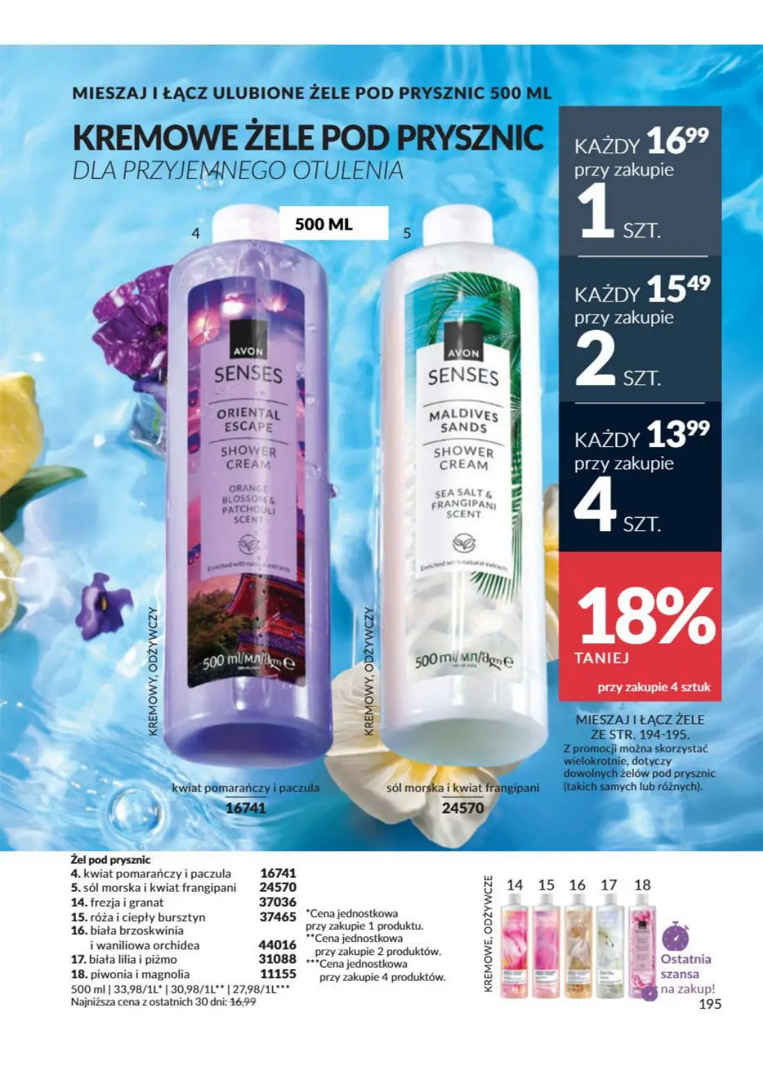 gazetka promocyjna AVON Odważ się to poczuć - Strona 195