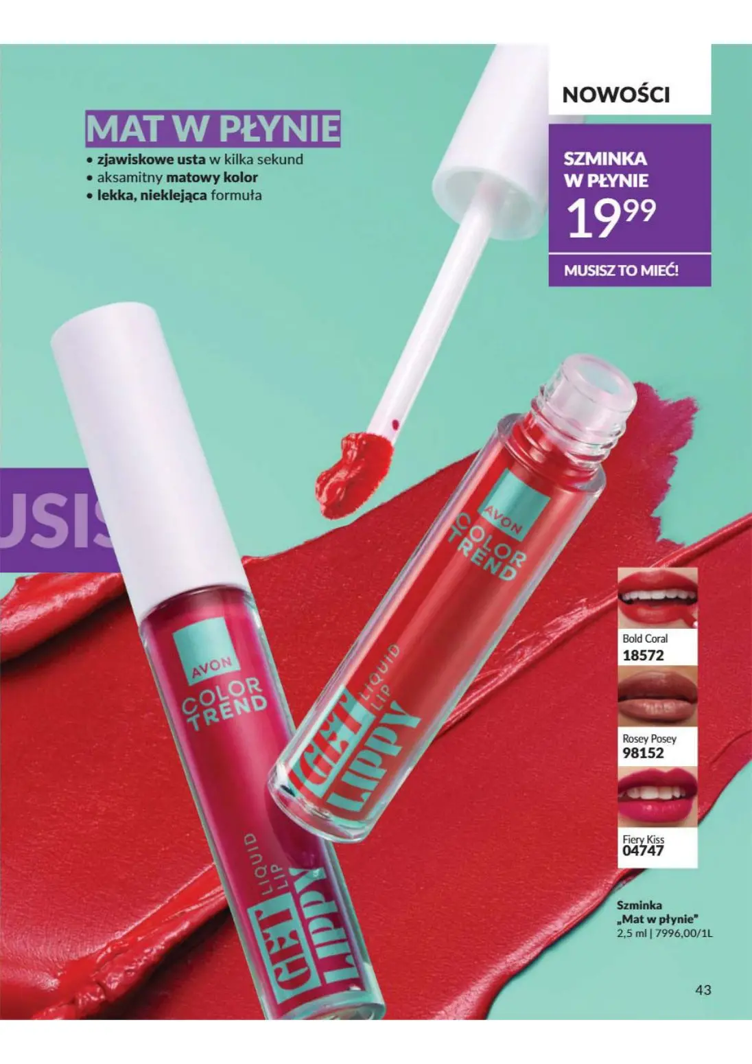 gazetka promocyjna AVON Odważ się to poczuć - Strona 43