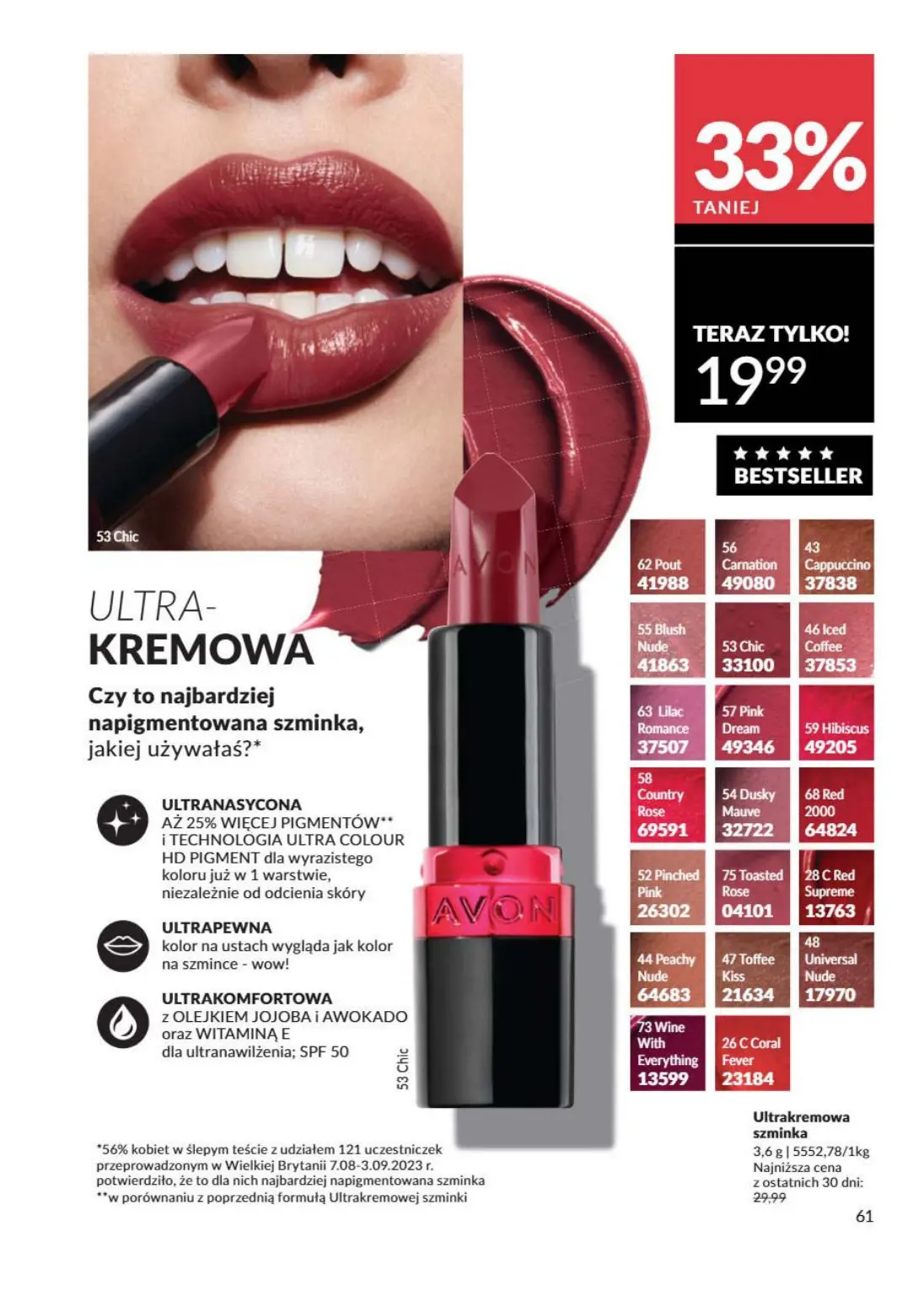 gazetka promocyjna AVON Odważ się to poczuć - Strona 61