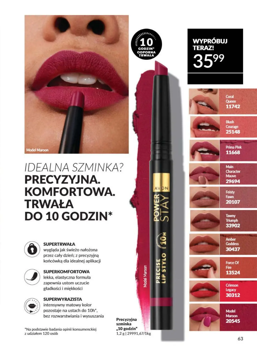 gazetka promocyjna AVON Odważ się to poczuć - Strona 63