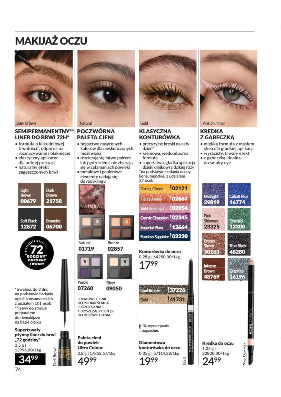 gazetka promocyjna AVON Odważ się to poczuć - Strona 74