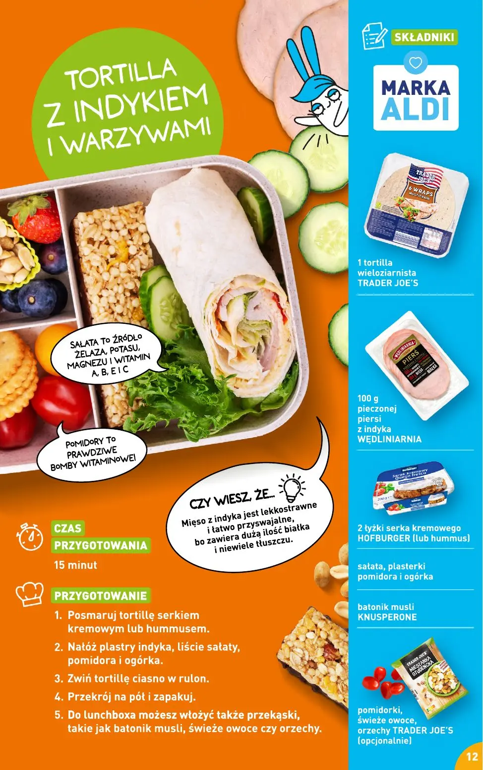 gazetka promocyjna ALDI Co do śniadaniówki - Strona 12