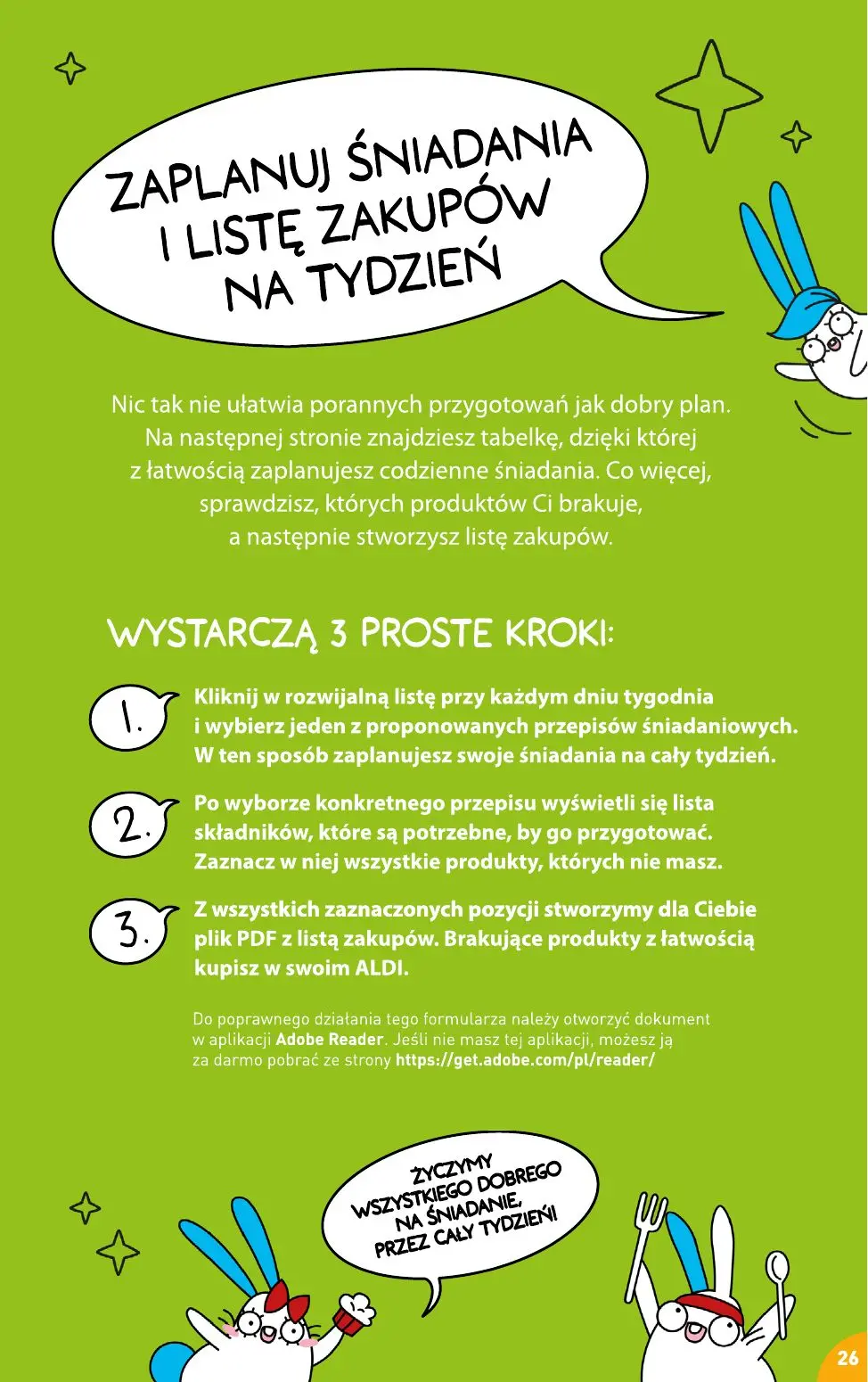 gazetka promocyjna ALDI Co do śniadaniówki - Strona 26