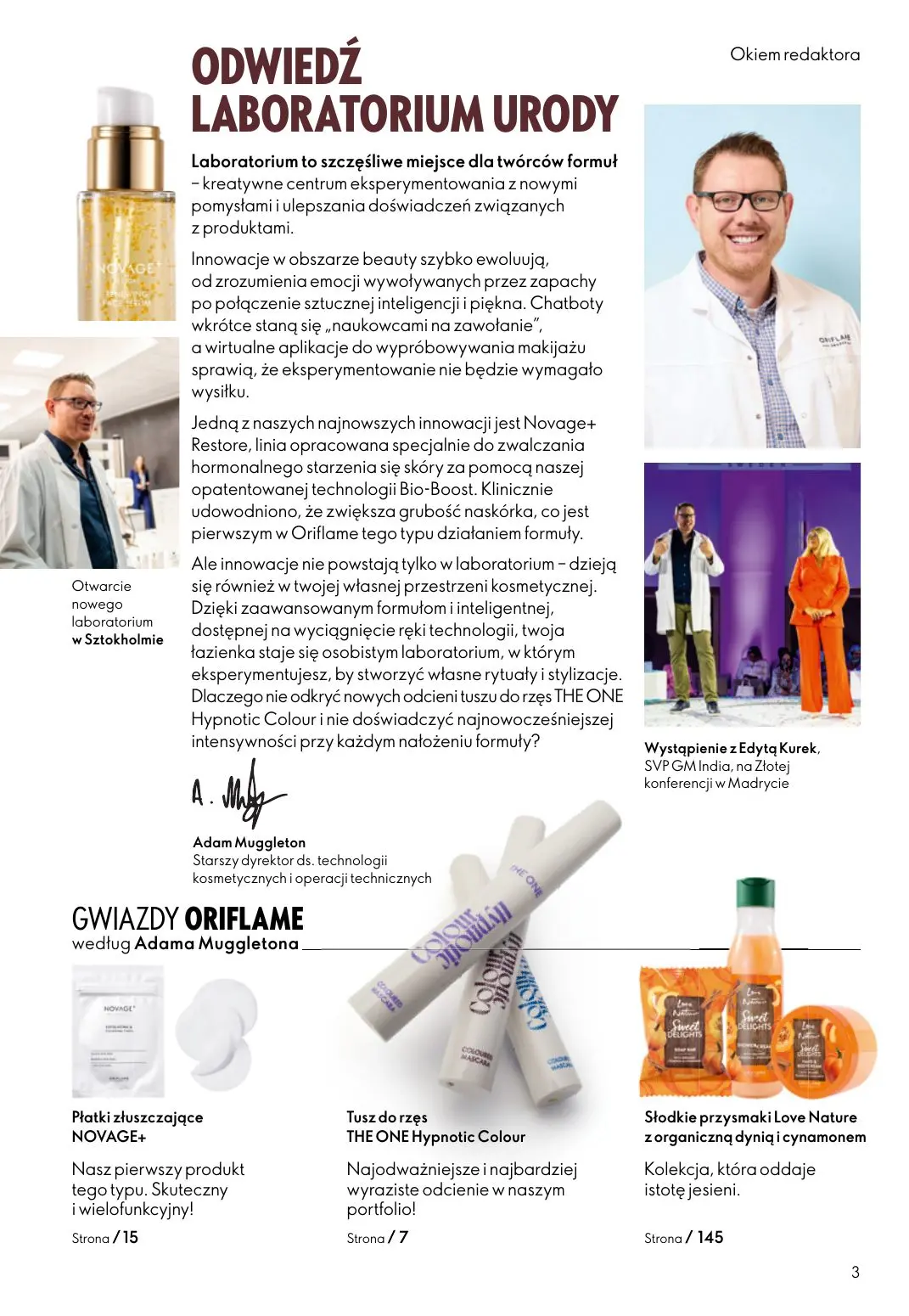 gazetka promocyjna ORIFLAME Niech zalśnią twoje oczy - Strona 3