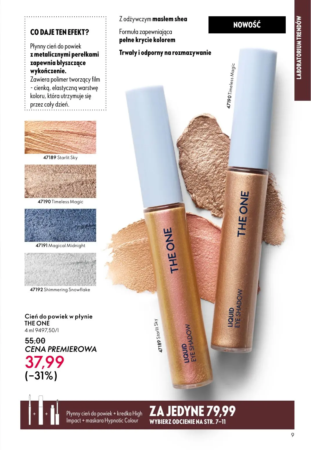 gazetka promocyjna ORIFLAME Niech zalśnią twoje oczy - Strona 9