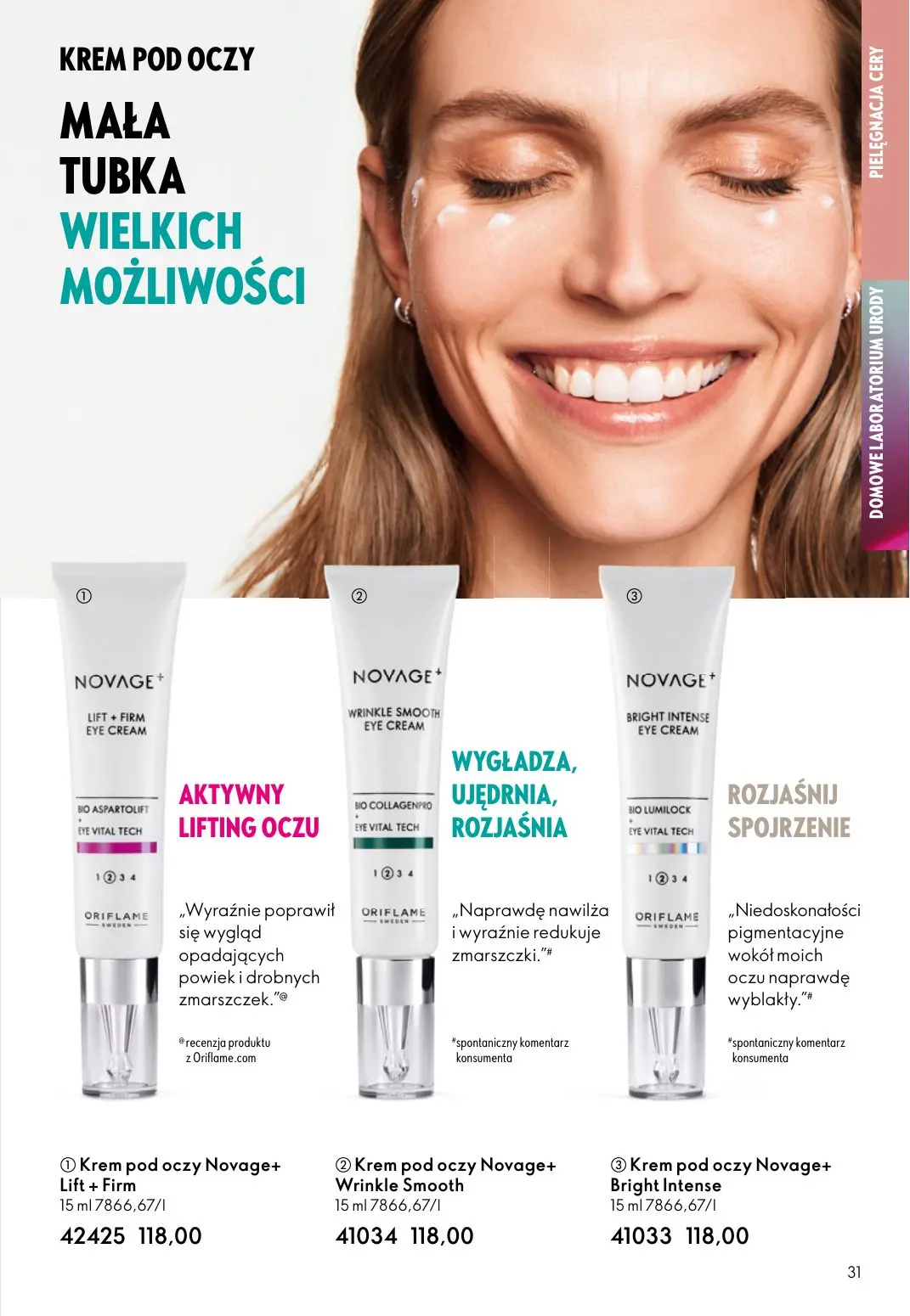 gazetka promocyjna ORIFLAME Niech zalśnią twoje oczy - Strona 31