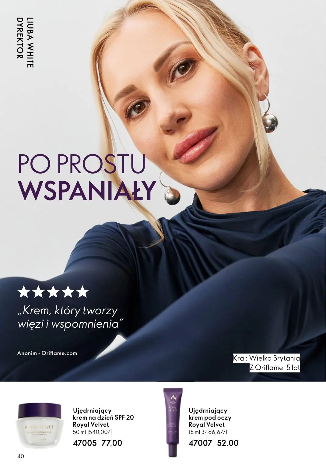 gazetka promocyjna ORIFLAME Niech zalśnią twoje oczy - Strona 40
