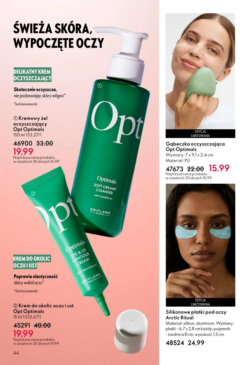 gazetka promocyjna ORIFLAME Niech zalśnią twoje oczy - Strona 44