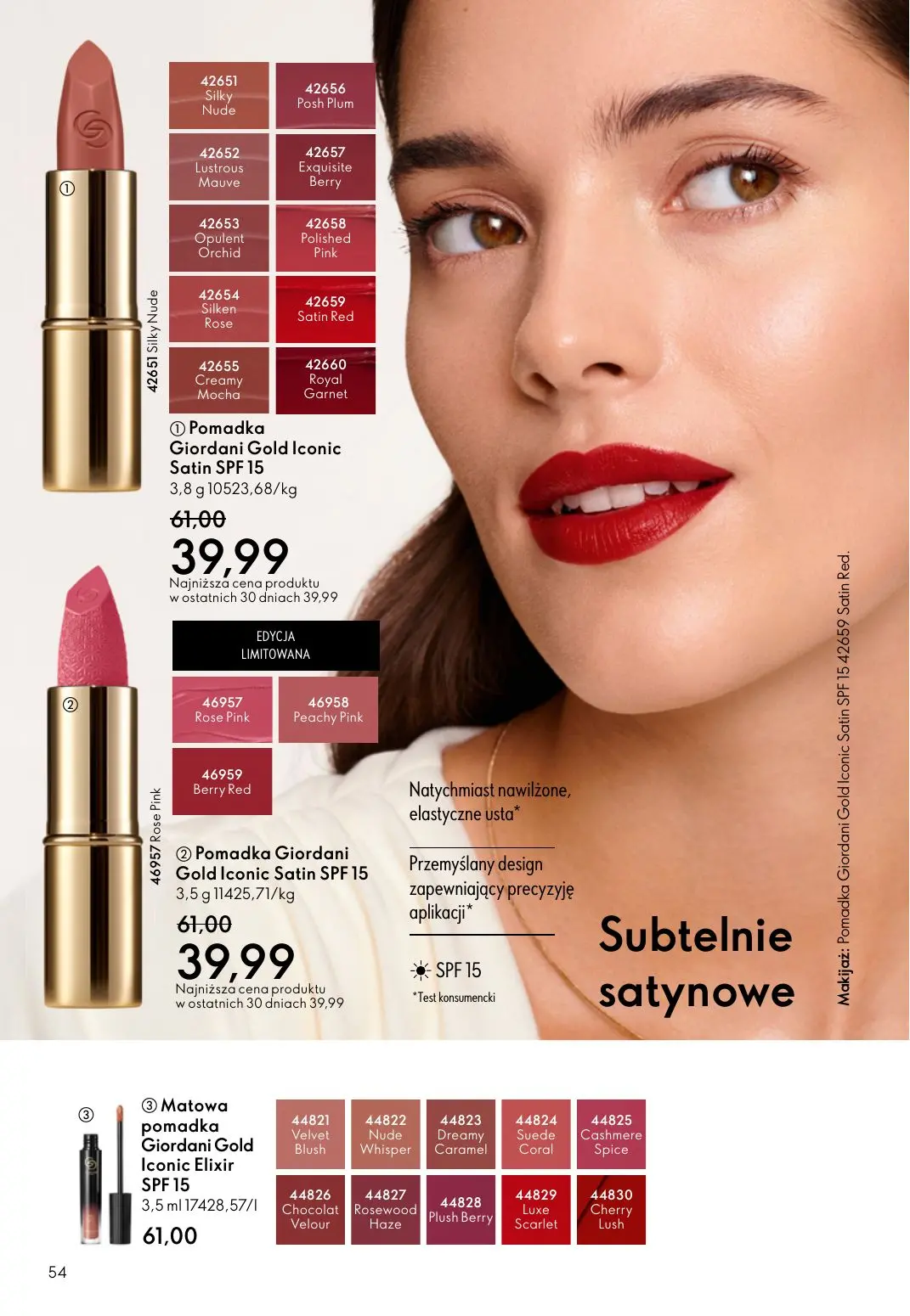 gazetka promocyjna ORIFLAME Niech zalśnią twoje oczy - Strona 54