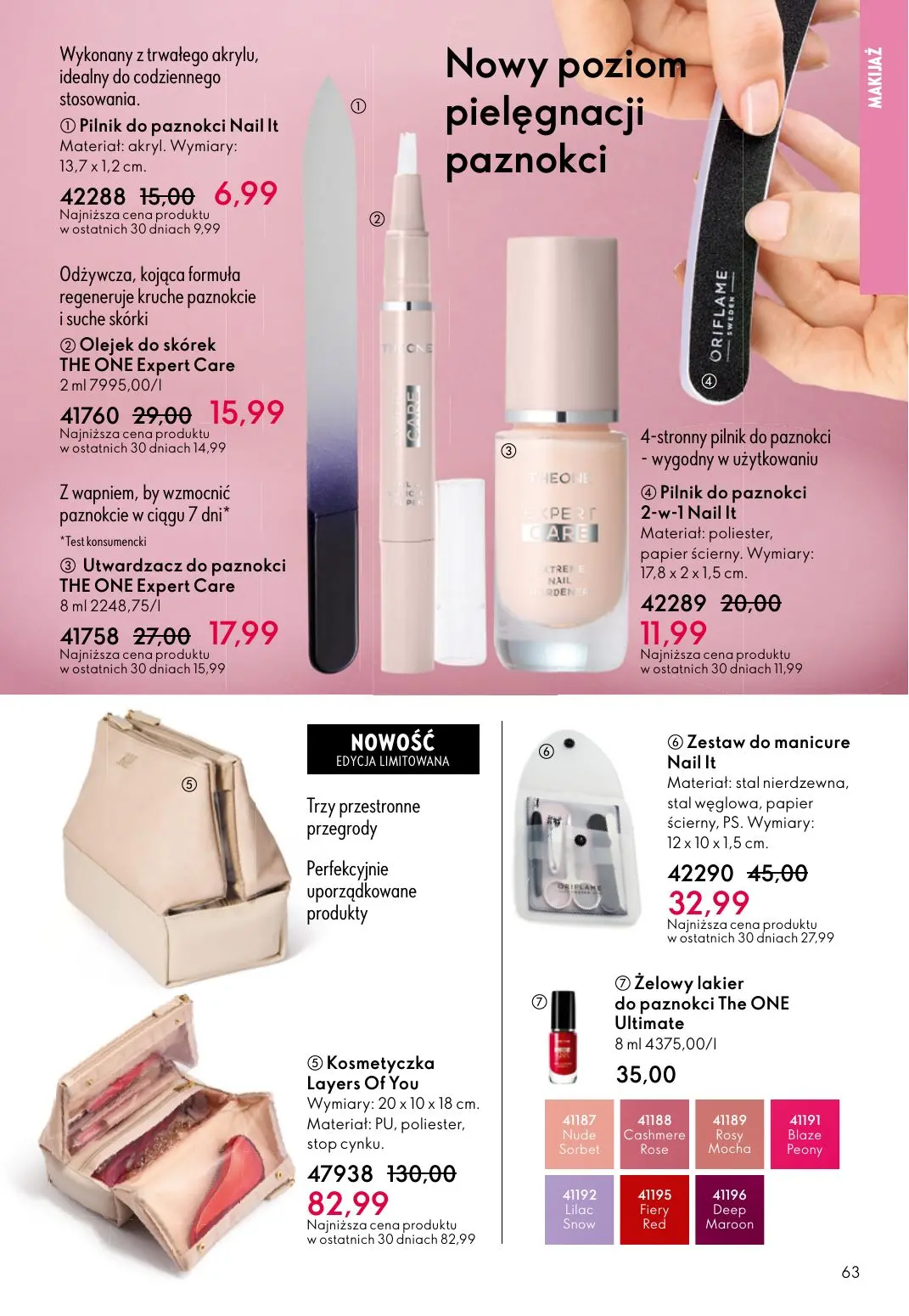 gazetka promocyjna ORIFLAME Niech zalśnią twoje oczy - Strona 63