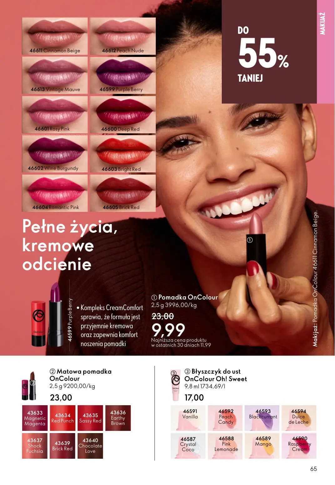 gazetka promocyjna ORIFLAME Niech zalśnią twoje oczy - Strona 65