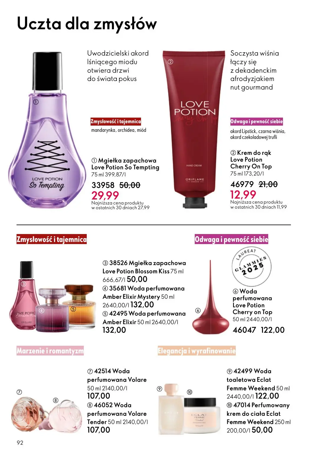 gazetka promocyjna ORIFLAME Niech zalśnią twoje oczy - Strona 92