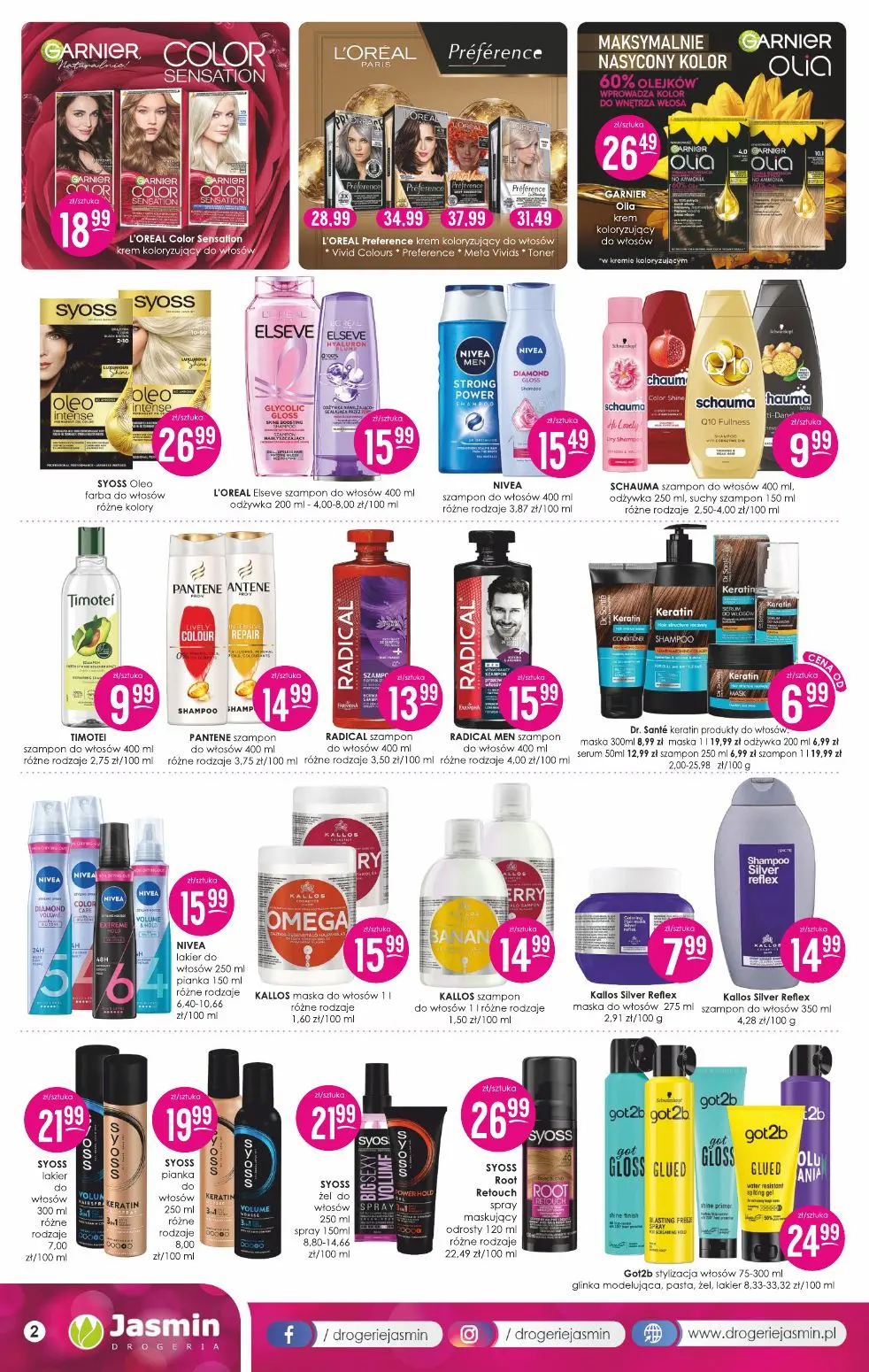 gazetka promocyjna DROGERIE JASMIN Super okazje! - Strona 2