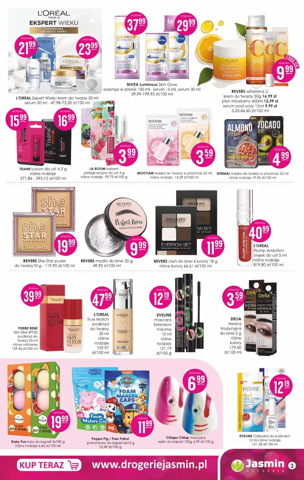 gazetka promocyjna DROGERIE JASMIN Super okazje! - Strona 3
