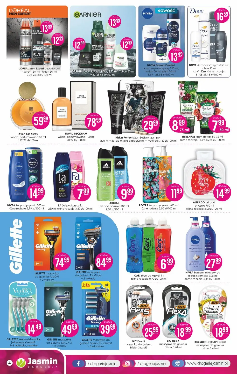gazetka promocyjna DROGERIE JASMIN Super okazje! - Strona 4
