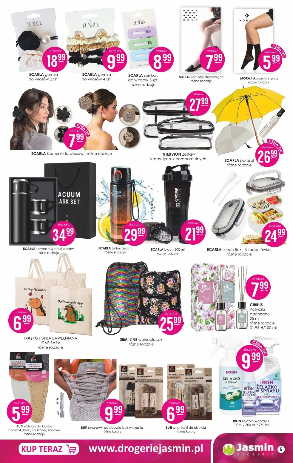 gazetka promocyjna DROGERIE JASMIN Super okazje! - Strona 5