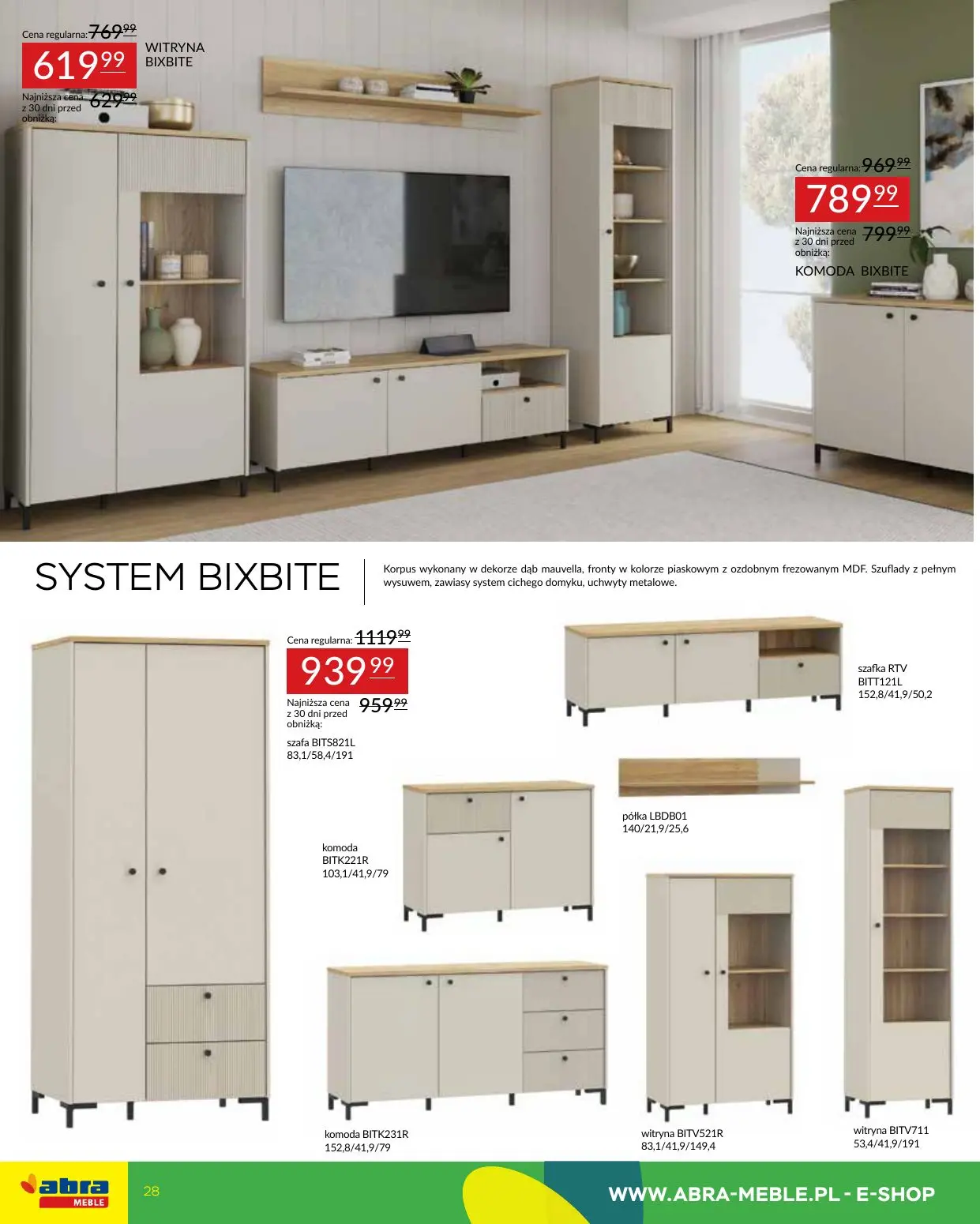 gazetka promocyjna abra meble Hit cenowy - Strona 28