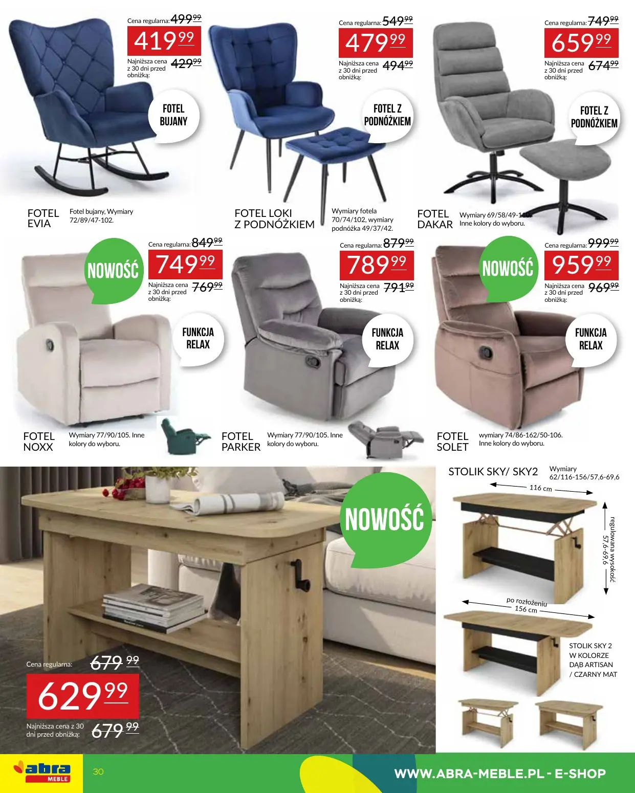 gazetka promocyjna abra meble Hit cenowy - Strona 30