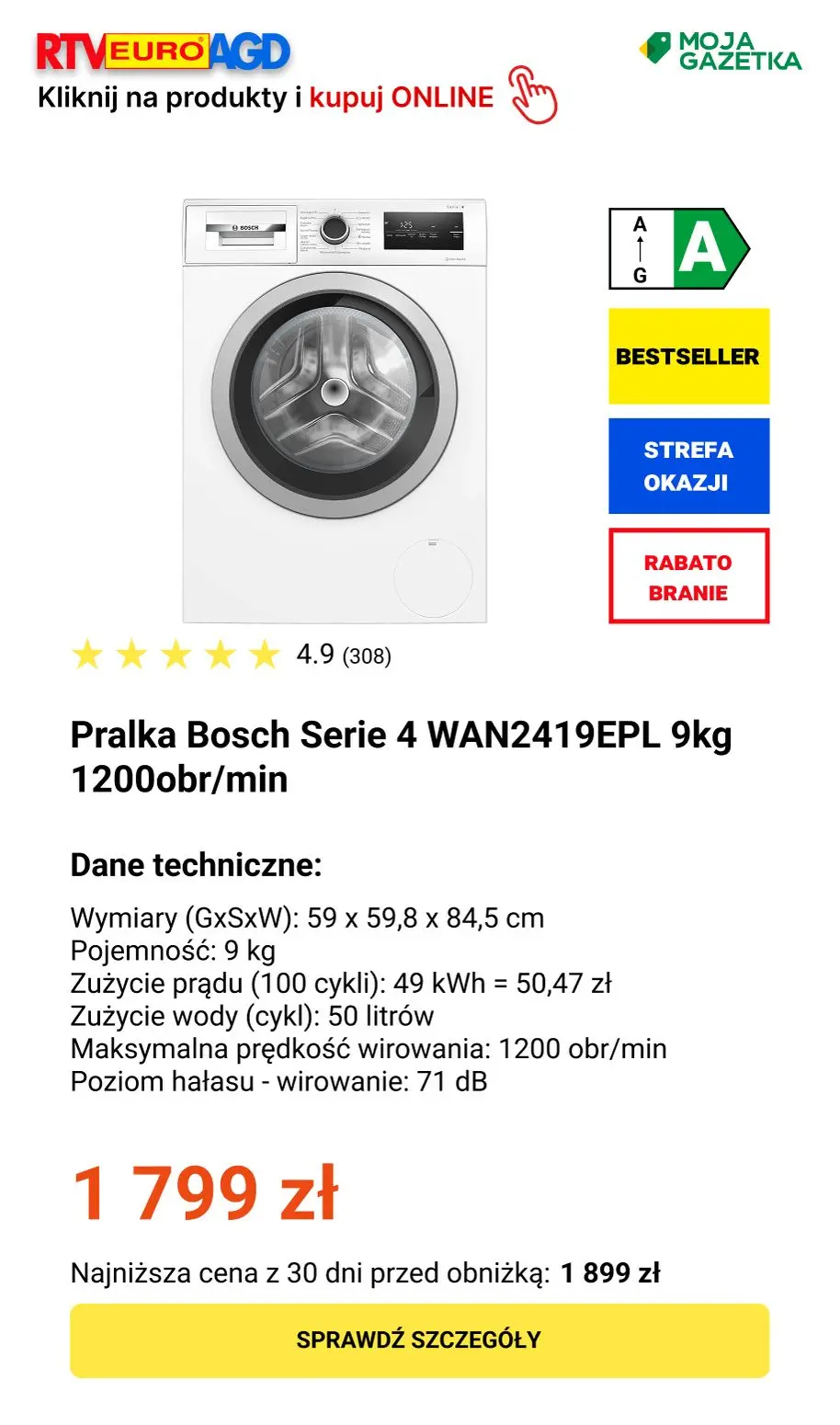 gazetka promocyjna RTV EURO AGD Rabatobranie! %% - Strona 21
