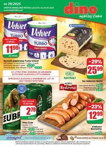 Gazetka promocyjna dino, ważna od 2025-09-24 do 2025-09-30.