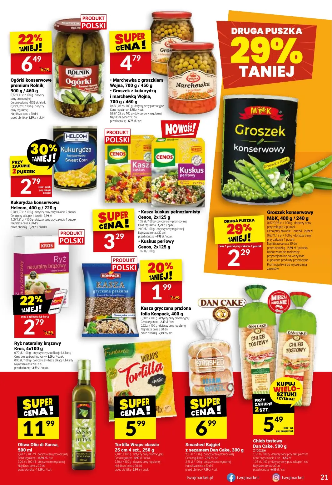 gazetka promocyjna Twój Market Moc promocji - Strona 21