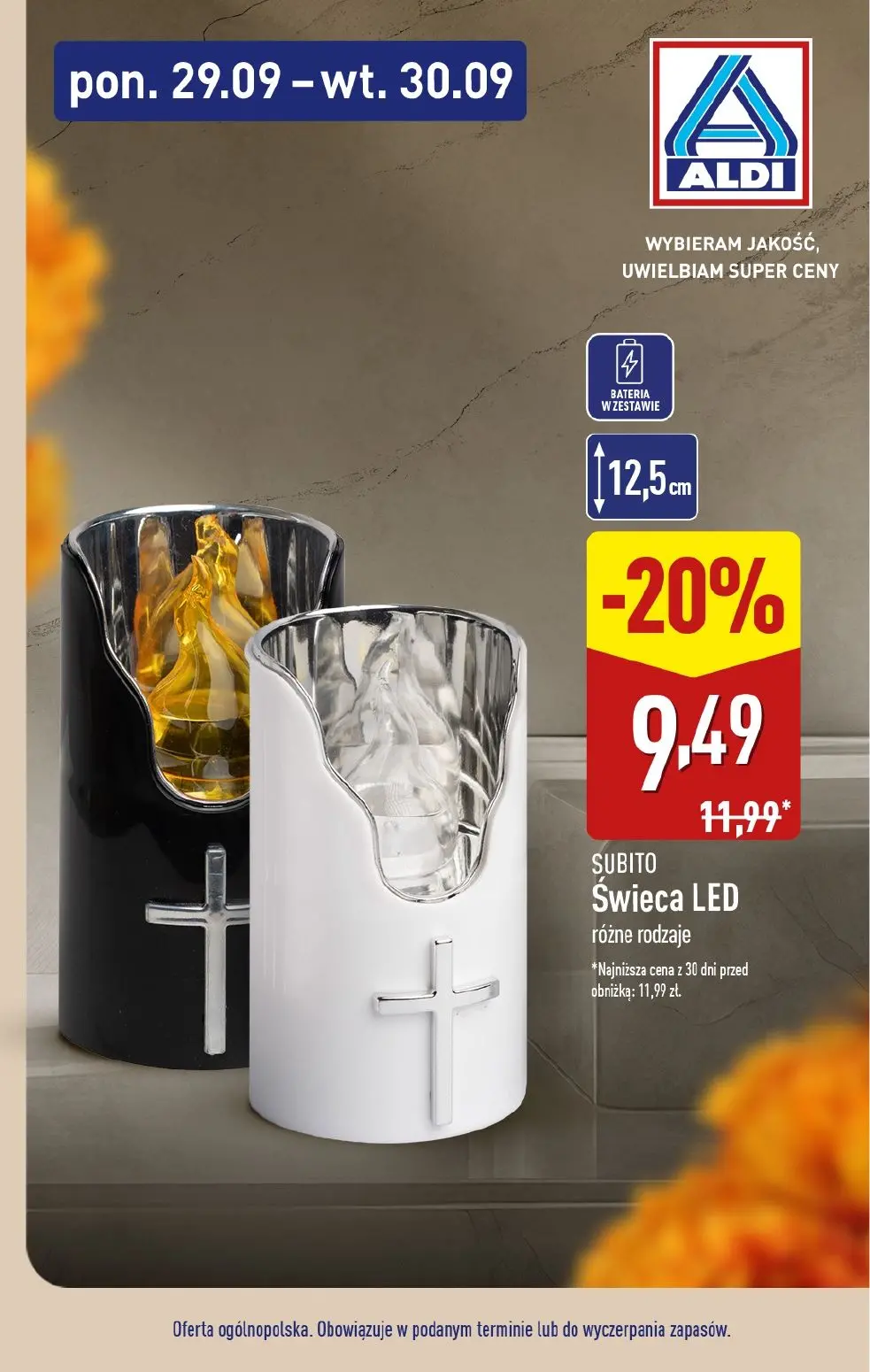 gazetka promocyjna ALDI Świece LED Subito 🕯️ - Strona 4
