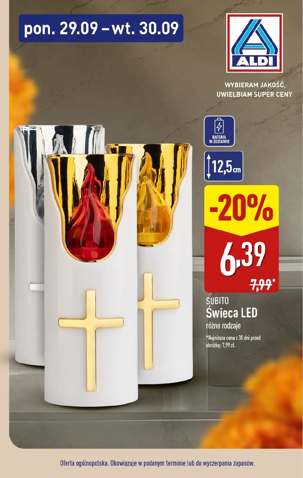 gazetka promocyjna ALDI Świece LED Subito 🕯️ - Strona 6