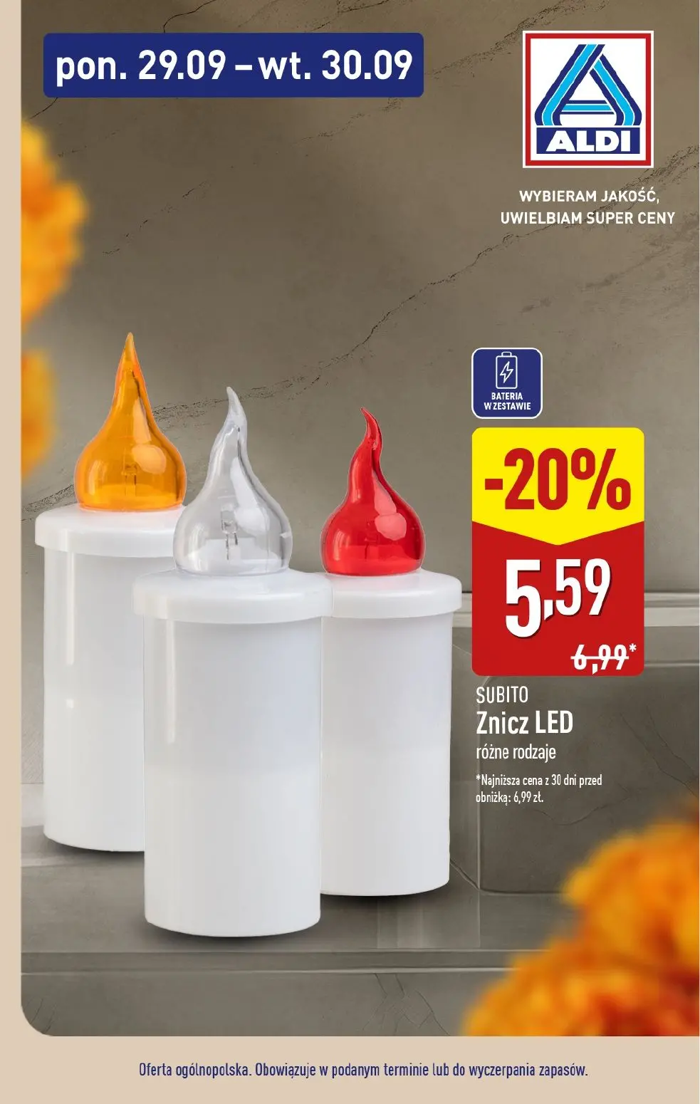gazetka promocyjna ALDI Świece LED Subito 🕯️ - Strona 8