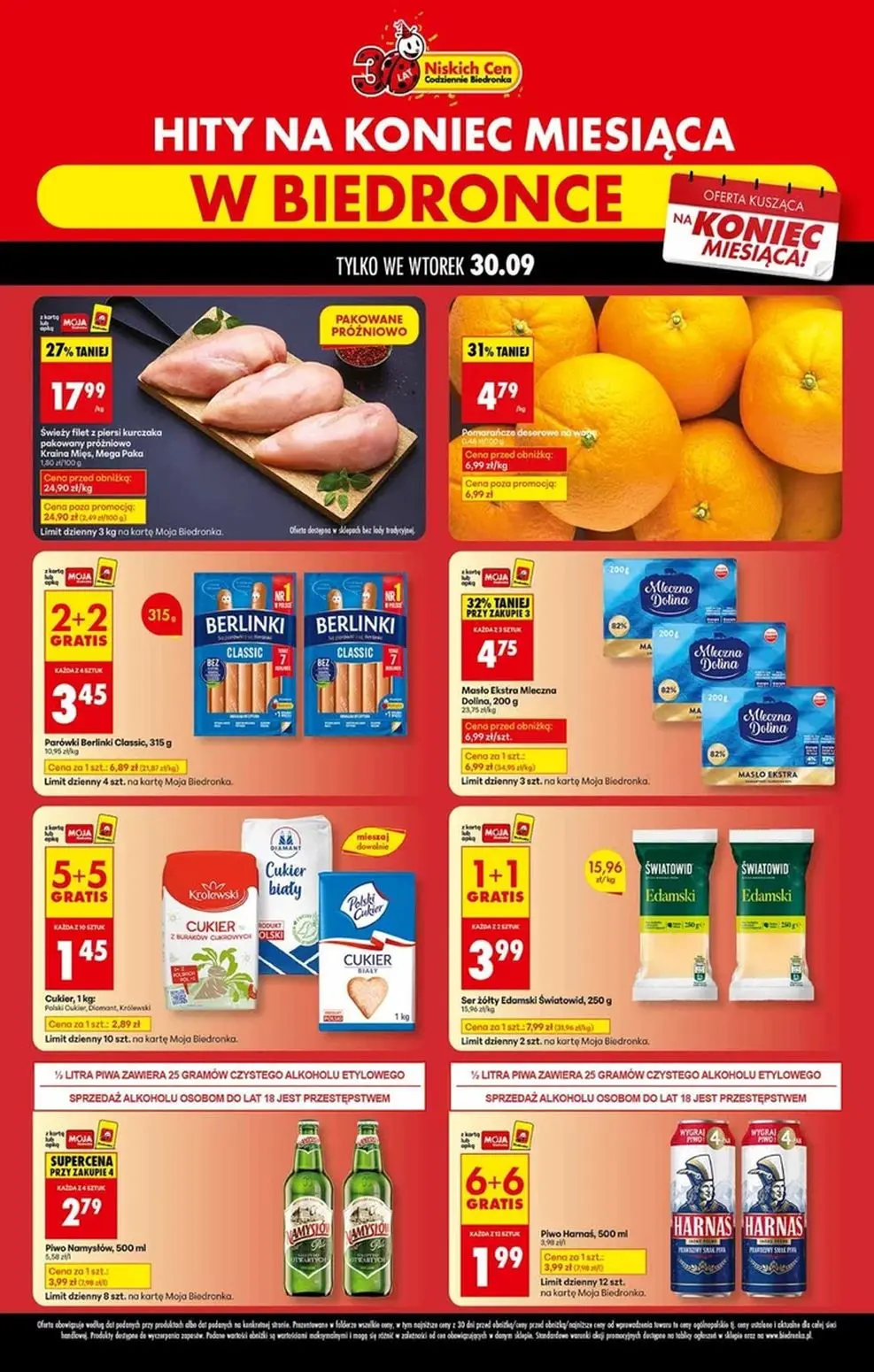 gazetka promocyjna Biedronka Hity na koniec miesiąca - Strona 1