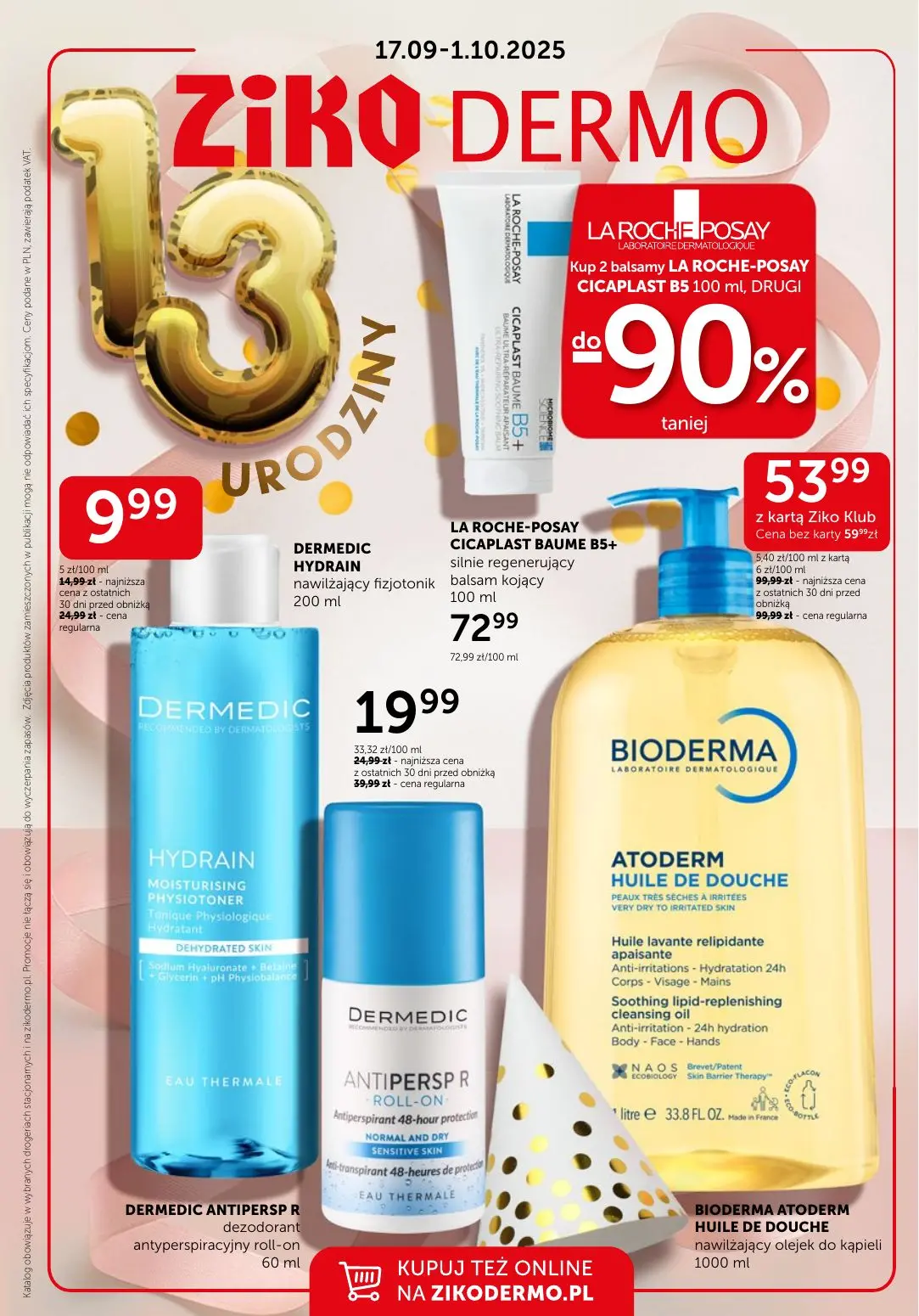 gazetka promocyjna Ziko 13 urodziny - Strona 1