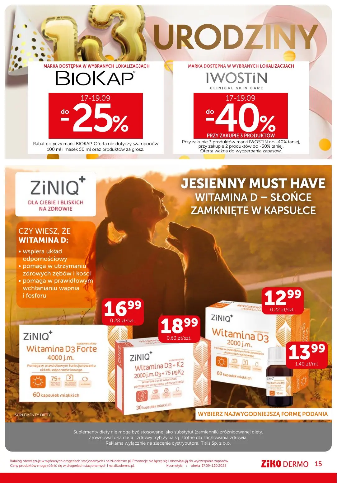 gazetka promocyjna Ziko 13 urodziny - Strona 15
