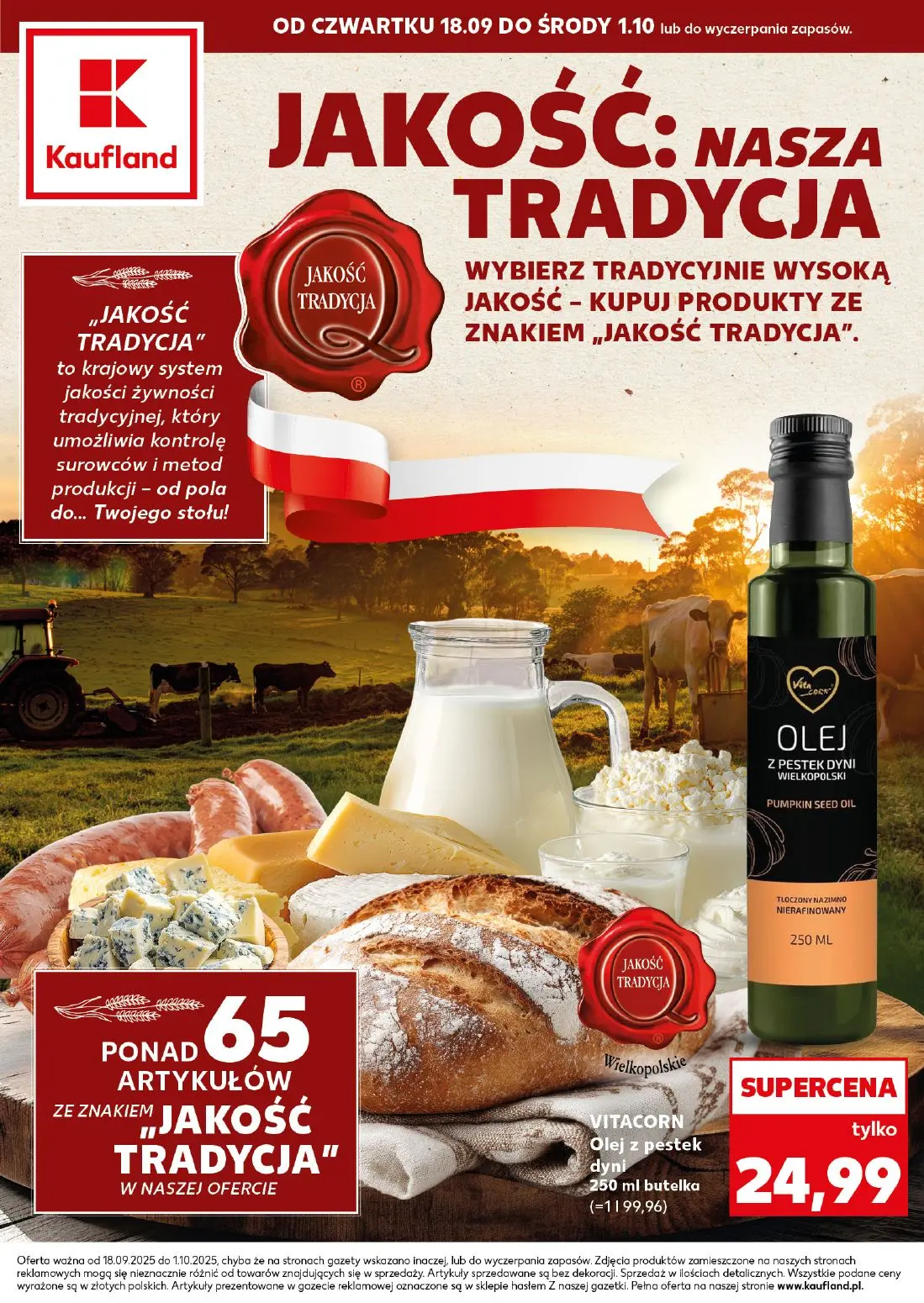 gazetka promocyjna Kaufland Jakość: nasza tradycja - Strona 1