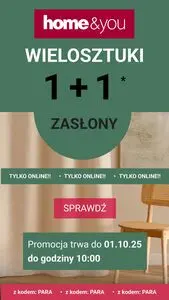 Gazetka promocyjna home&you, ważna od 2025-09-19 do 2025-10-01.