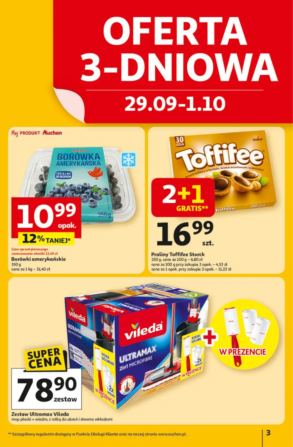 gazetka promocyjna Auchan Pewność niskich cen - Strona 3