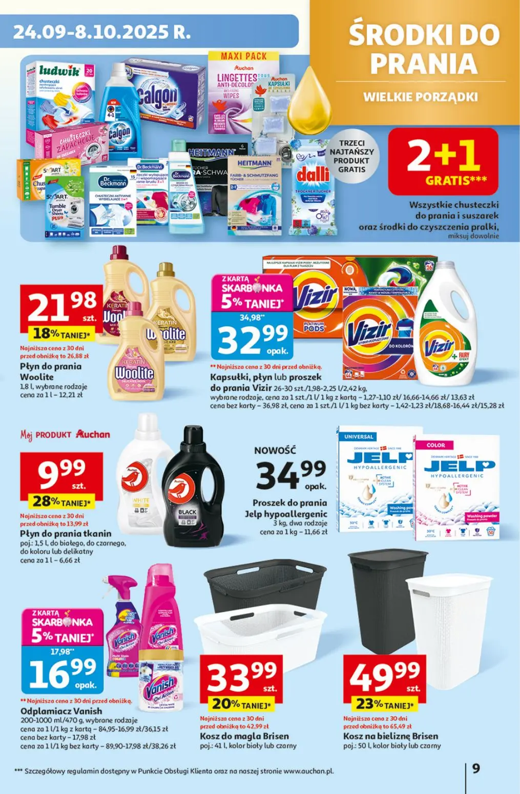 gazetka promocyjna Auchan Pewność niskich cen - Strona 9