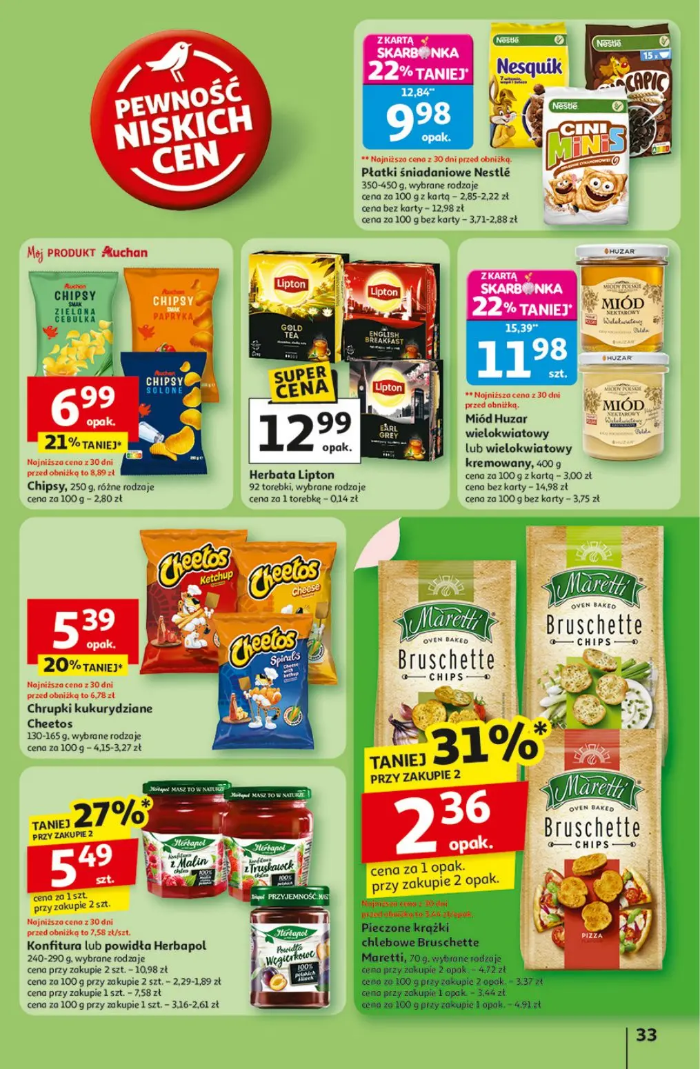 gazetka promocyjna Auchan Pewność niskich cen - Strona 33