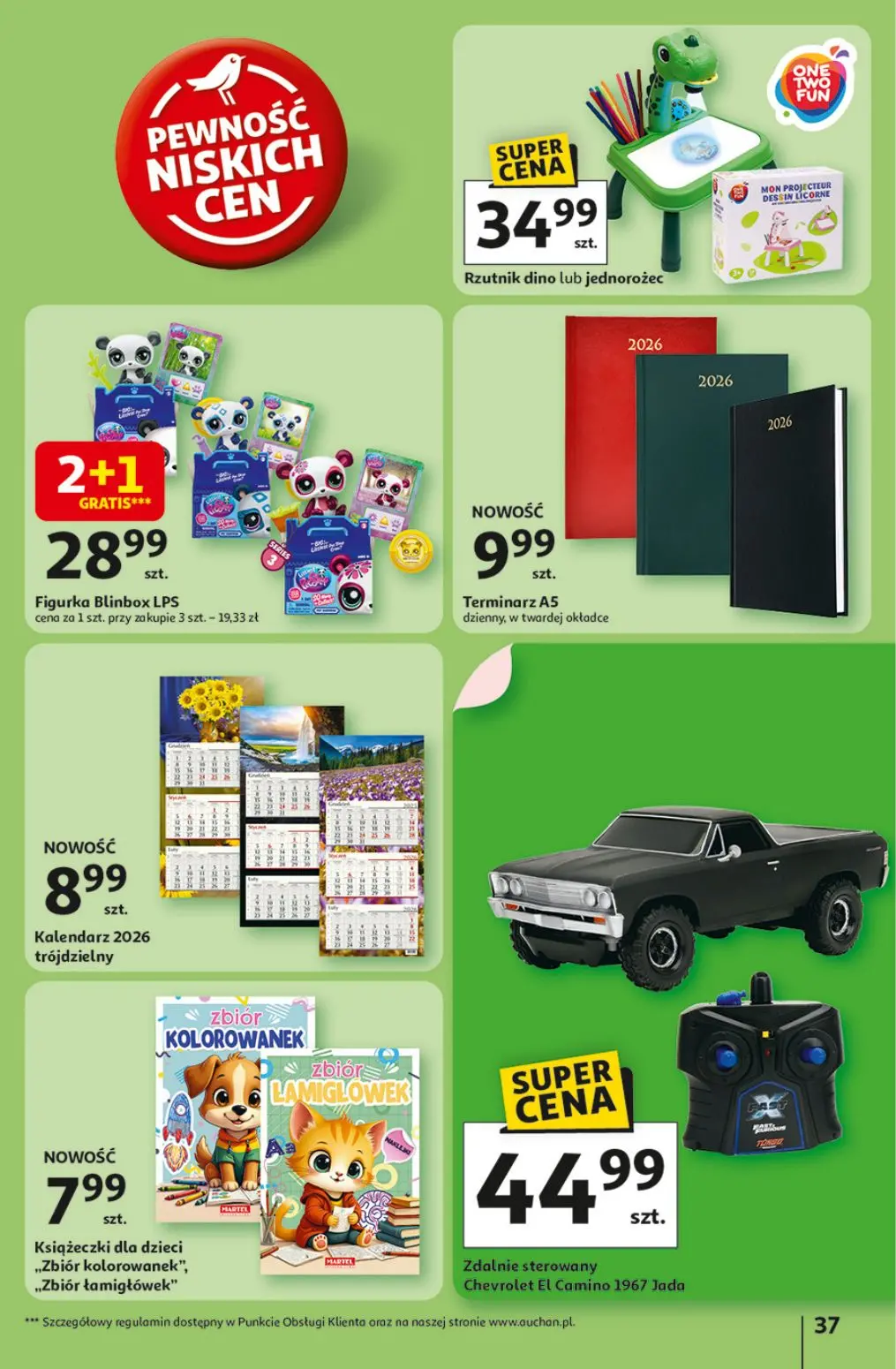 gazetka promocyjna Auchan Pewność niskich cen - Strona 37