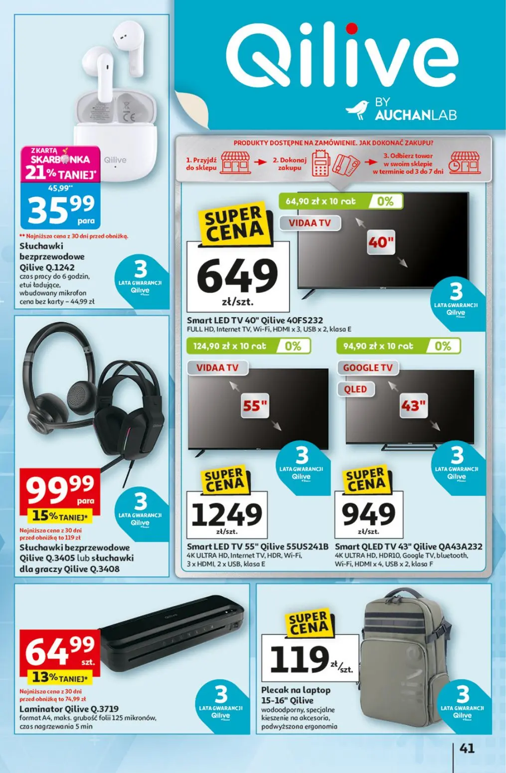gazetka promocyjna Auchan Pewność niskich cen - Strona 41